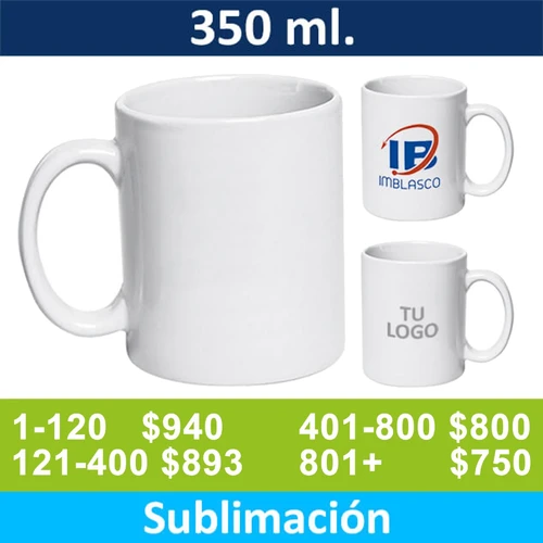 Mug Tazón ceramico Sublimación con Caja 99223