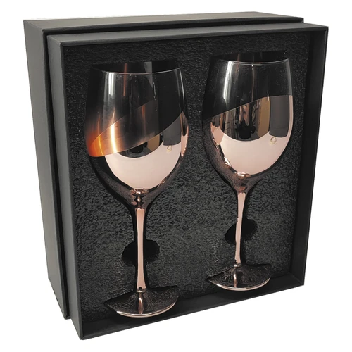 Set de 2 Copas de Vino ENCOBRIZADO M86