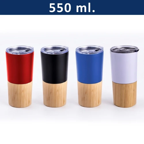 Mug Tazón Acero Inoxidable / Bamboo M202